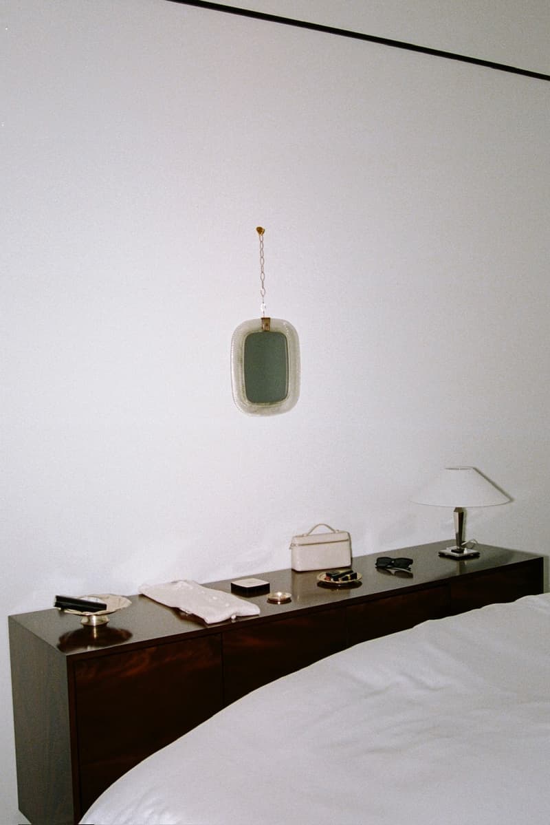 facial studio bed and brown dresser, elizabeth grace hand, skincare, stalle studios