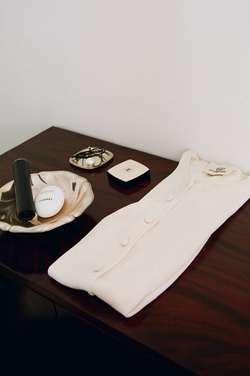 facial studio bed and brown dresser, elizabeth grace hand, skincare, stalle studios