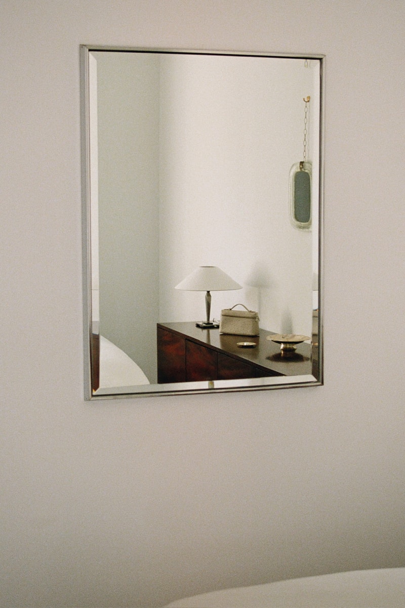 facial studio bed and brown dresser, elizabeth grace hand, skincare, stalle studios