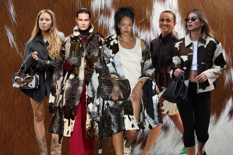 Trends, Cowhide, Prints, Cowgirl, Samsøe Samsøe, Bella Hadid, Rihanna, Bottega Veneta, Runway, Jimmy Choo, Fall/Winter 2024, 