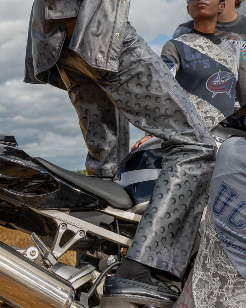 marine serre bodies people gathering ground grass crescent moon bodysuits flesh