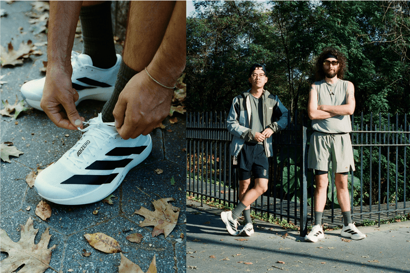 adidas adizero evo sl running shoes hypebeast run club running feature sneakers workout sport speed-inspire silhouette footwear performance fashion release october february 2025 2024