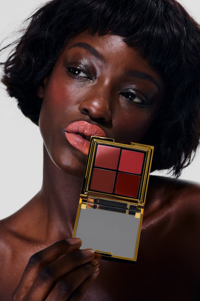 women with smokey eye and pink lipstick posing, les filles en rouge, french girl beauty, jeanne damas, rouje, makeup palette