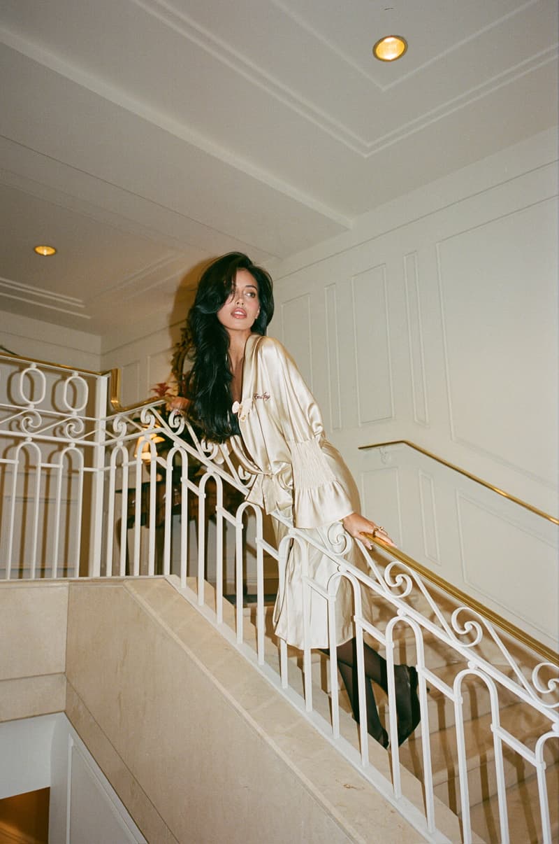 cindy wolfie kimberly posing on top of a car with emi jay halo hair oil, hair accessories, instagram famous models