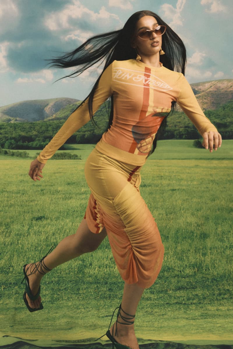 rupal banerjee indian designer paisley prints headscarf woman mountains clothes