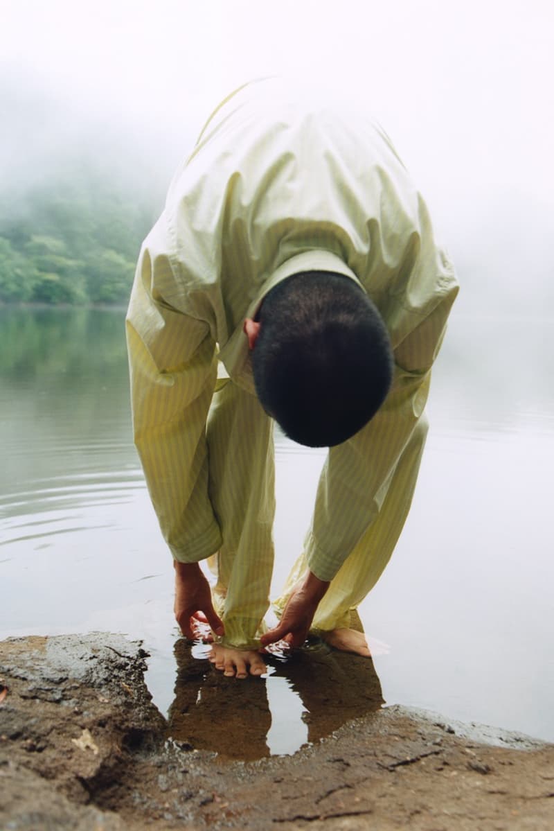 tekla auralee sleepwear pyjamas towels water bathing woman body