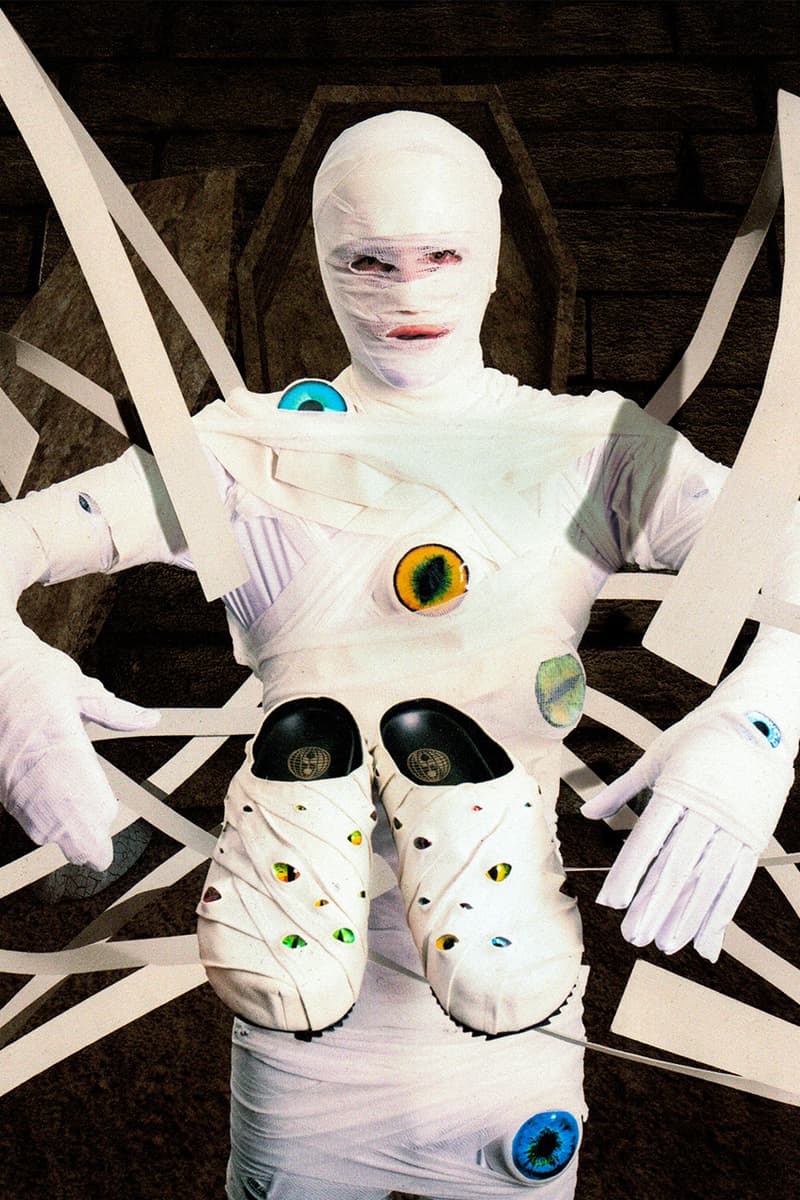 KITOWARES, Esenes Worldwide, "Mummy Eyeball Mules", Mules, Footwear, Collab, Halloween