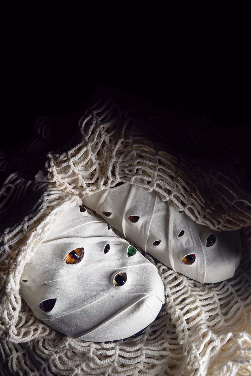 KITOWARES, Esenes Worldwide, "Mummy Eyeball Mules", Mules, Footwear, Collab, Halloween