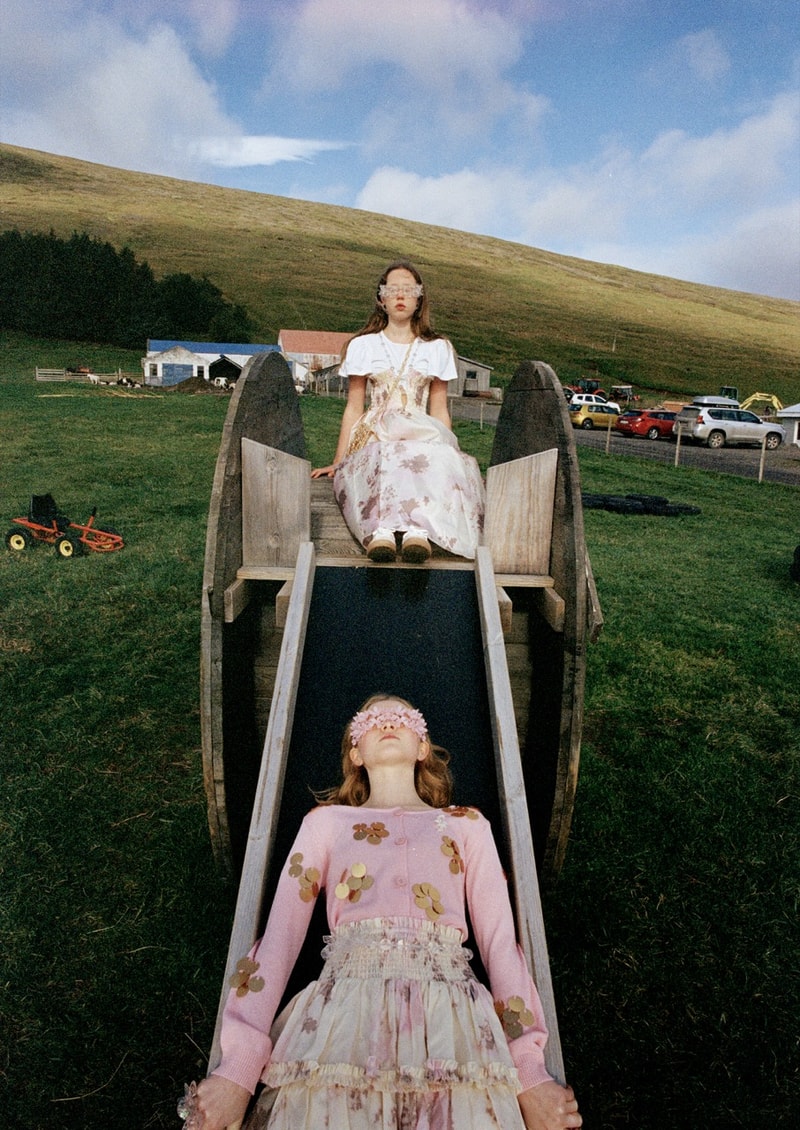 susan fang fairy iceland horses girls women sheer tulle dresses face covering 