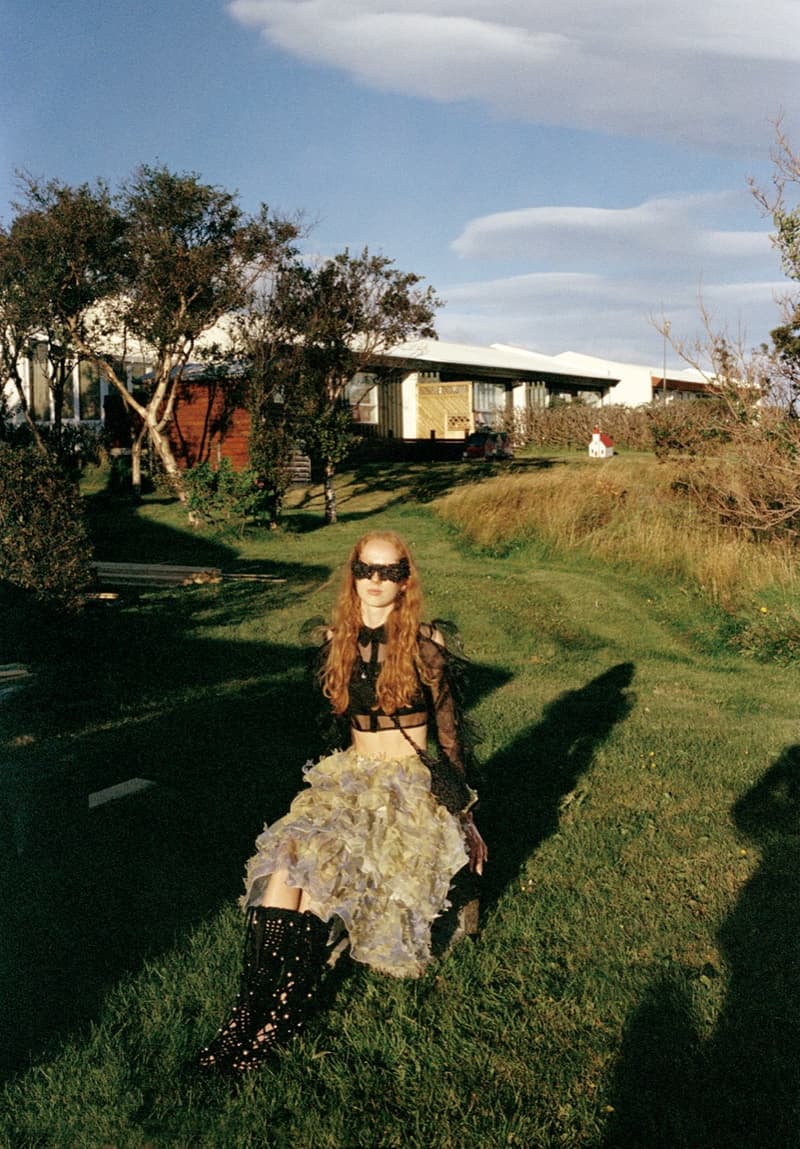 susan fang fairy iceland horses girls women sheer tulle dresses face covering 