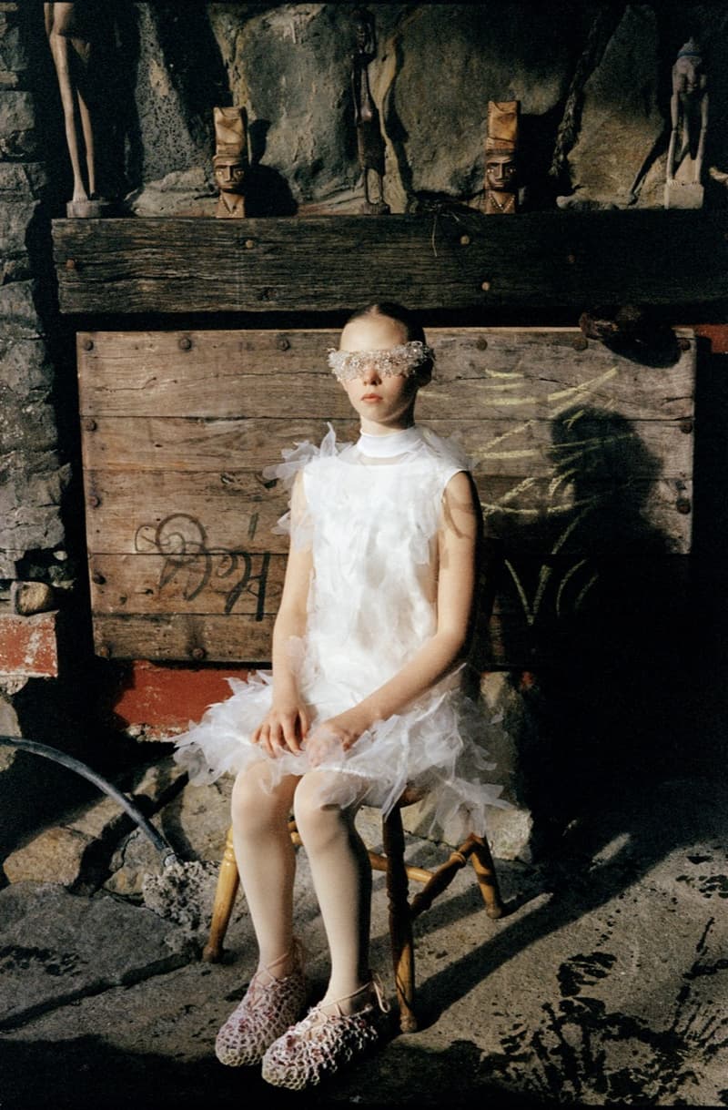 susan fang fairy iceland horses girls women sheer tulle dresses face covering 