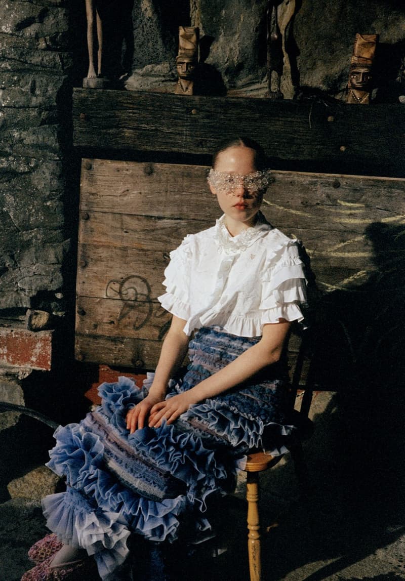 susan fang fairy iceland horses girls women sheer tulle dresses face covering 