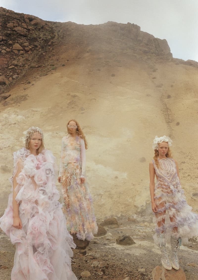 susan fang fairy iceland horses girls women sheer tulle dresses face covering 