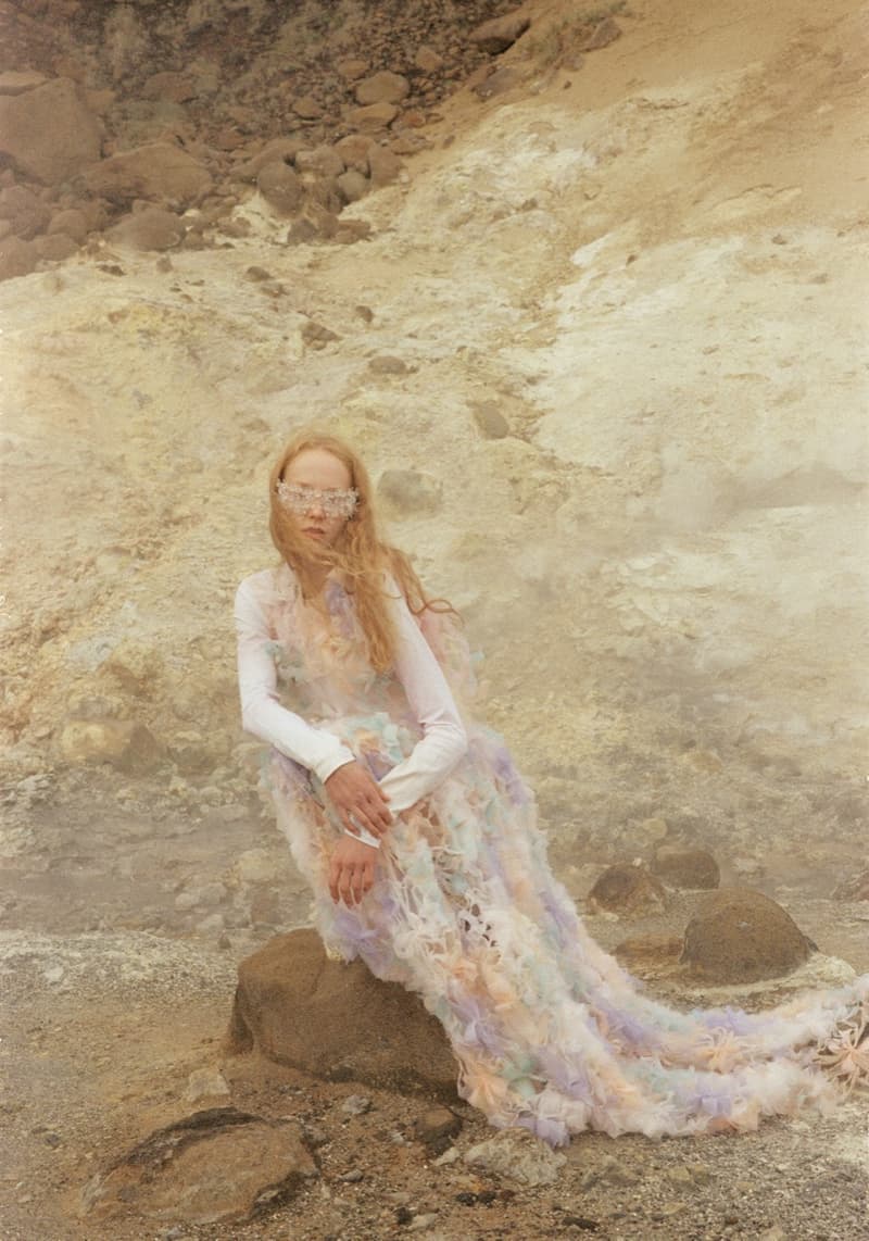 susan fang fairy iceland horses girls women sheer tulle dresses face covering 