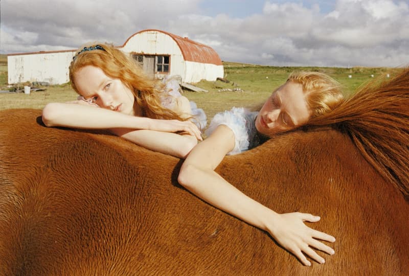 susan fang fairy iceland horses girls women sheer tulle dresses face covering 