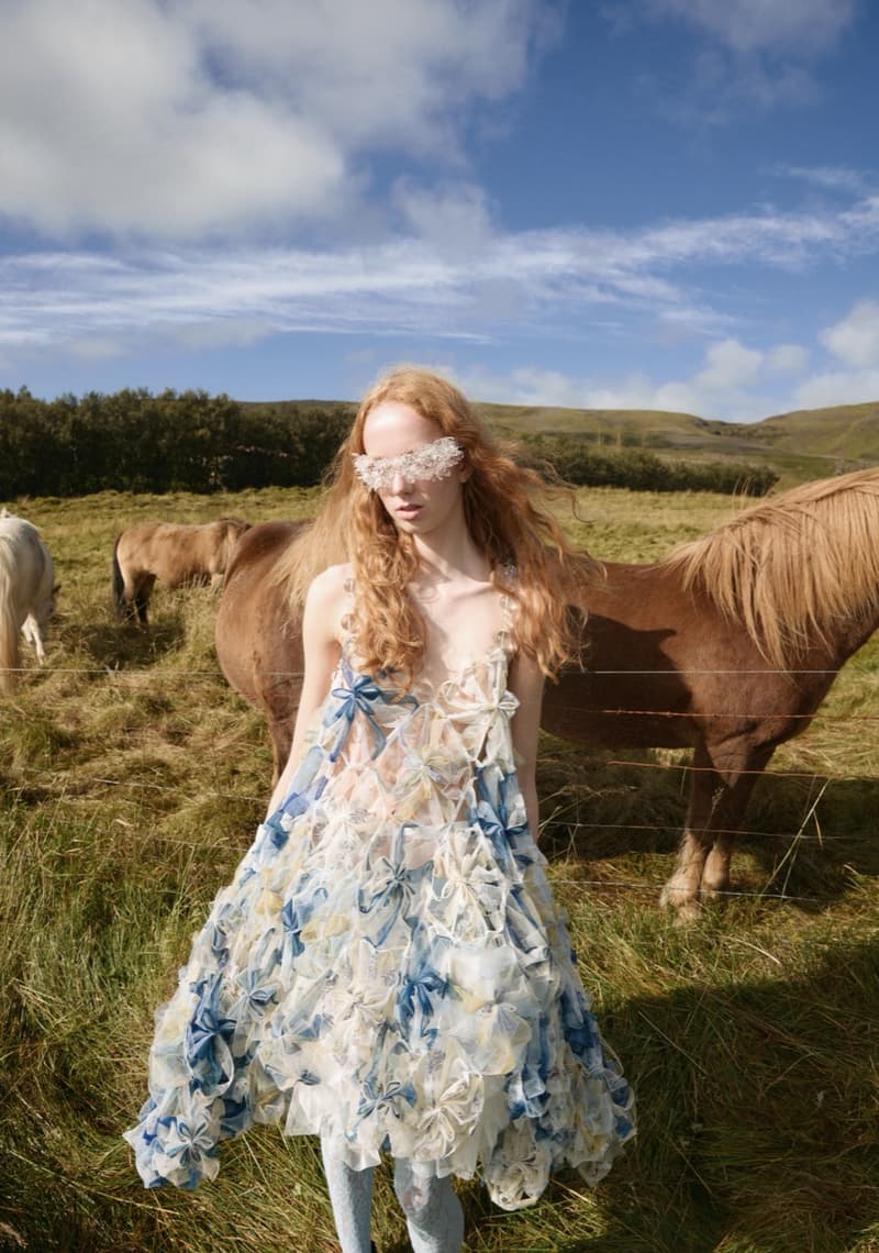 susan fang fairy iceland horses girls women sheer tulle dresses face covering 