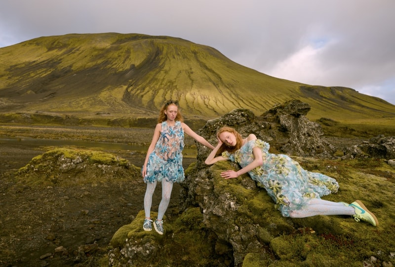 susan fang fairy iceland horses girls women sheer tulle dresses face covering 