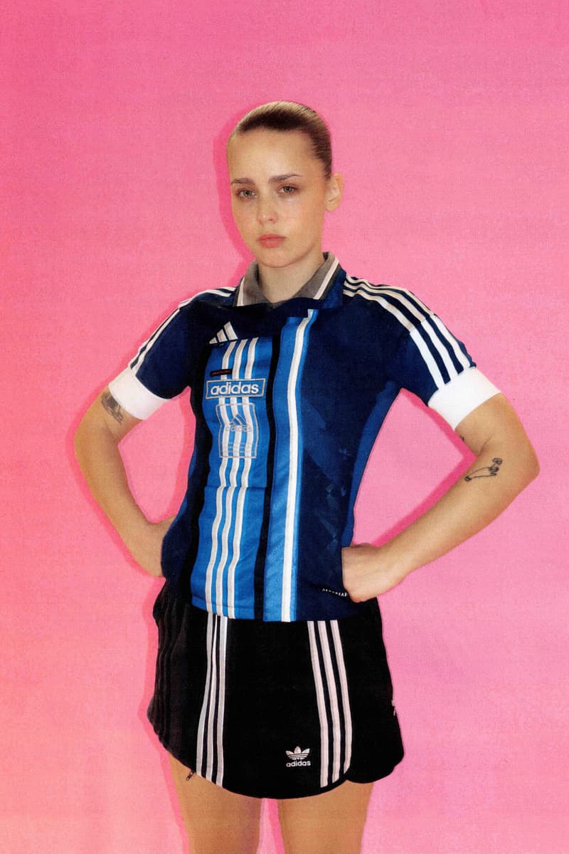 peachy den adidas collection upcycled tops shirred ruched skirts jackets