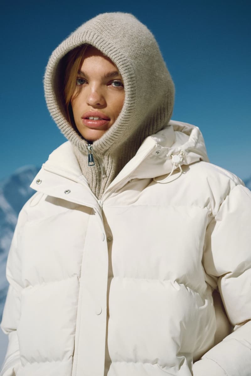 adanola apres ski knitwear puffer jackets tops track pants grey red white