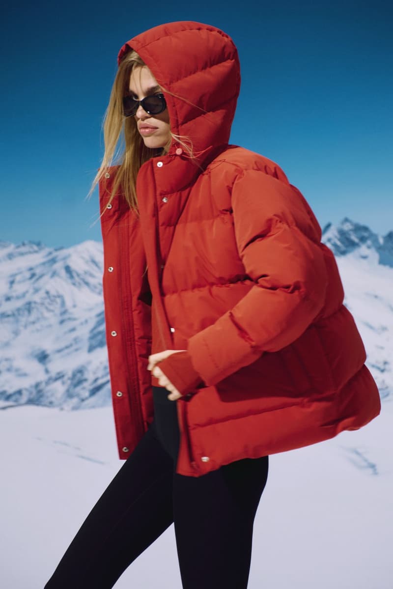 adanola apres ski knitwear puffer jackets tops track pants grey red white