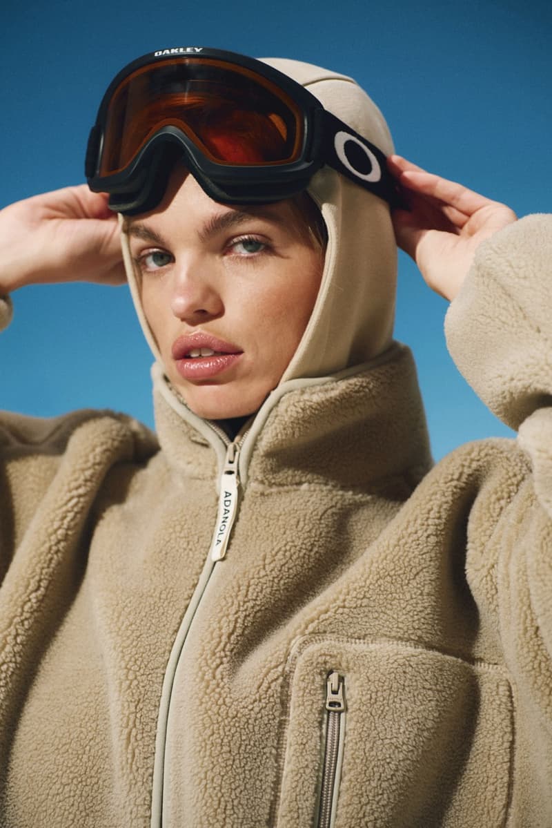 adanola apres ski knitwear puffer jackets tops track pants grey red white