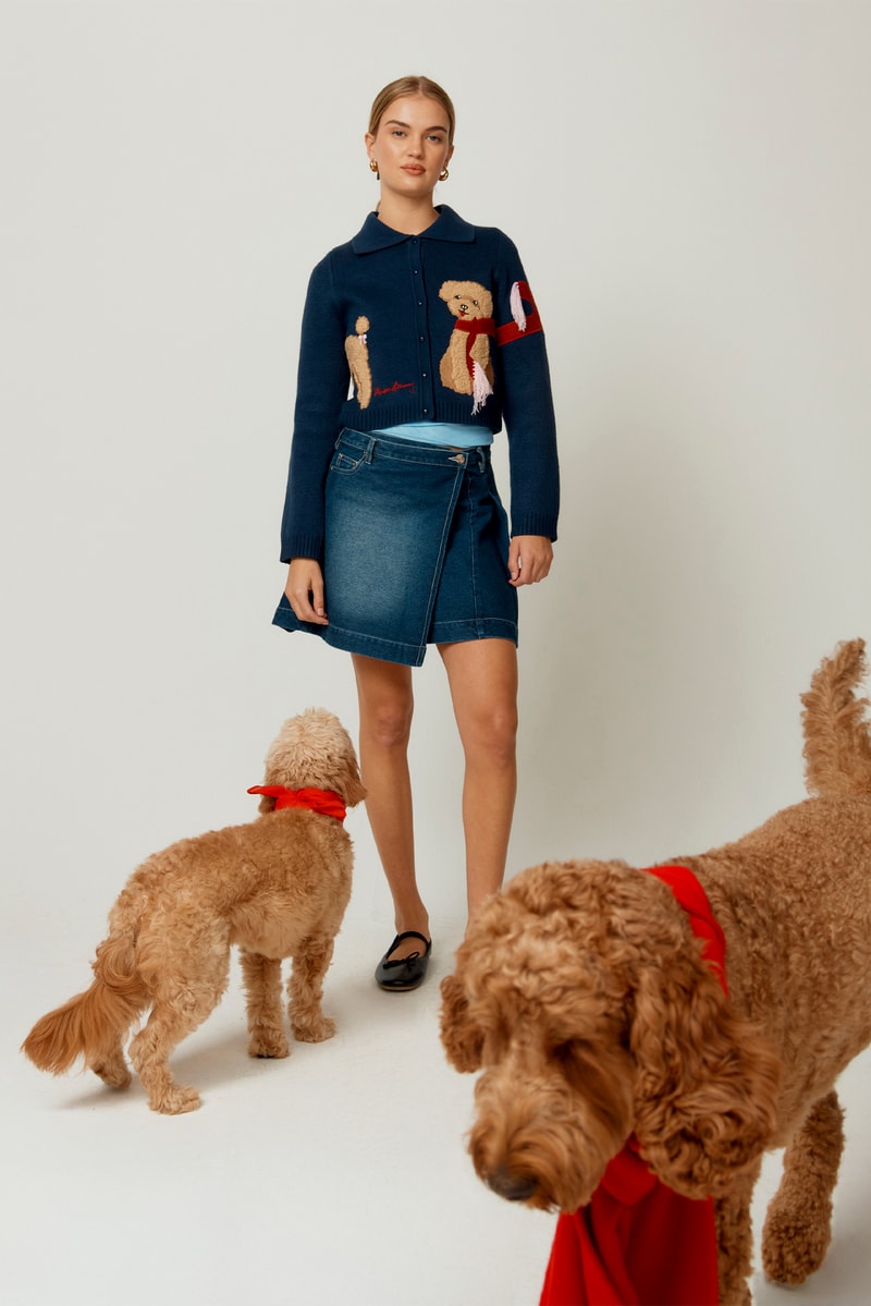 house of sunny dogs cardigan knitwear puppy dalmatian