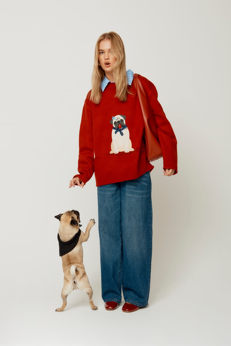house of sunny dogs cardigan knitwear puppy dalmatian