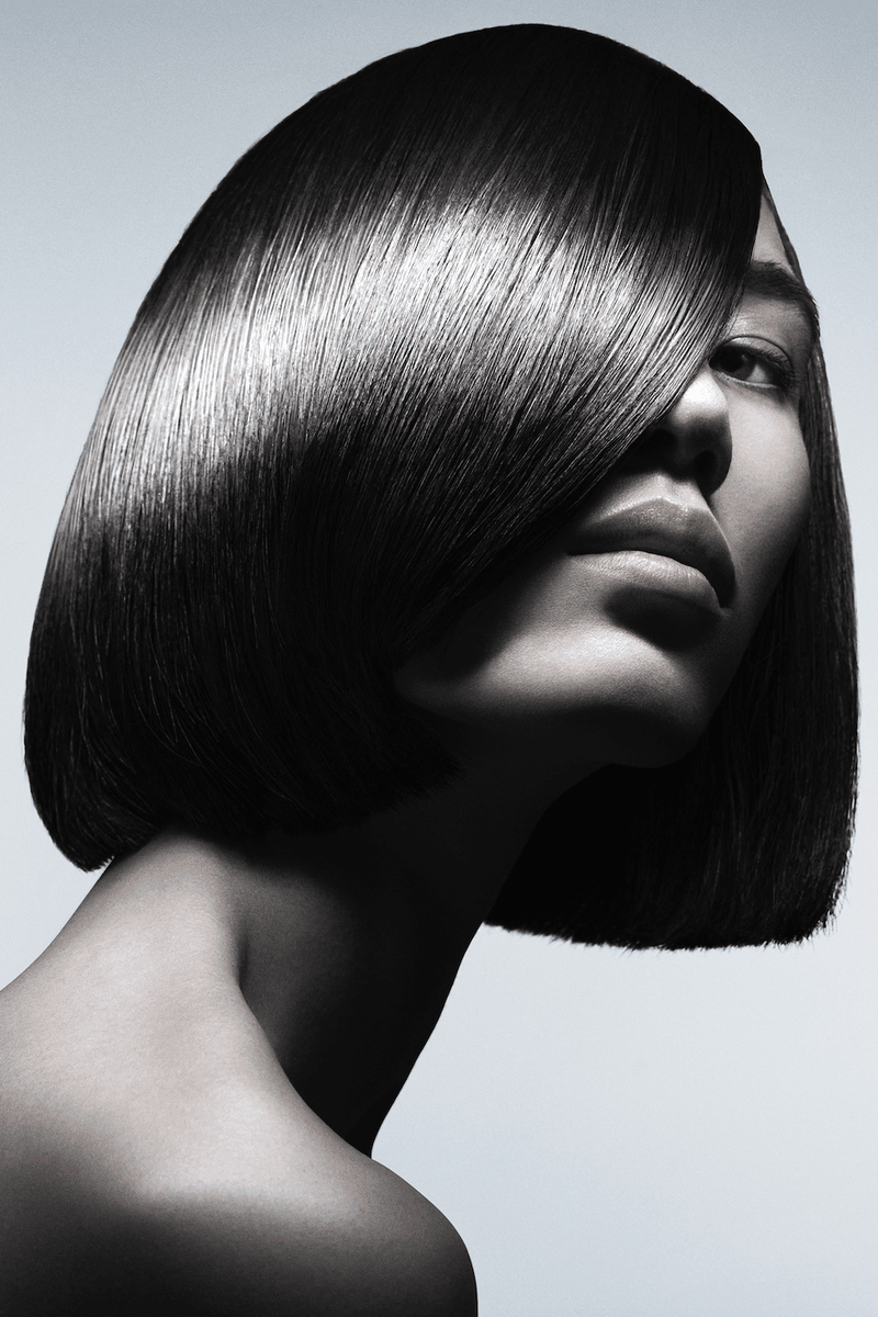 women with shiny, blowout hair, haircare, shine collection, zara hair, guido palau, fashion week