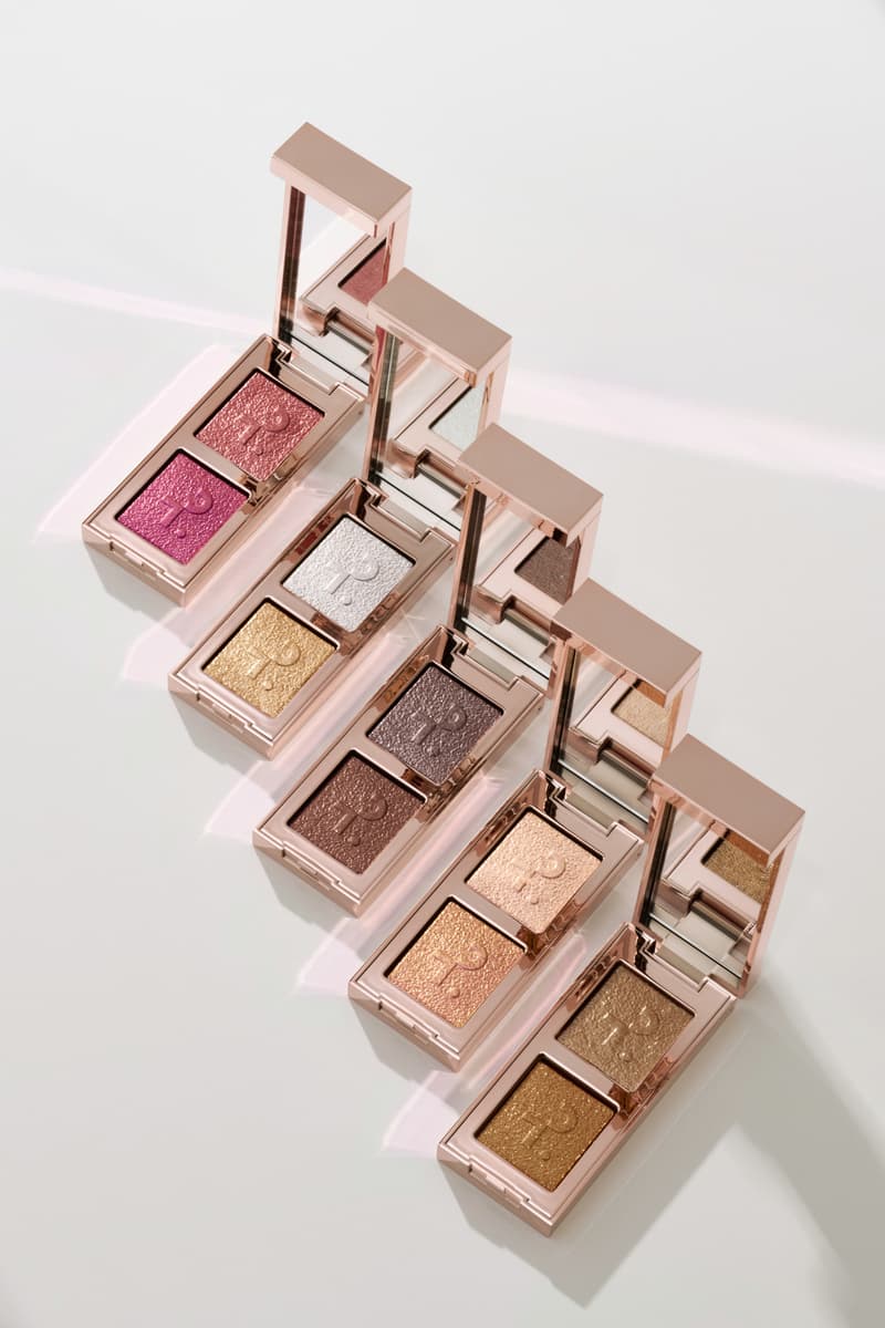 two woman wearing patrick ta eyeshadow and posing together, holiday makeup, beauty, makeup artist