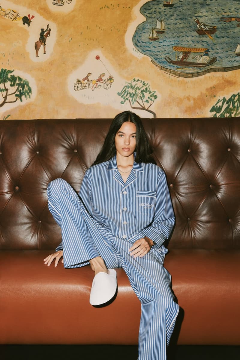 sporty rich loungewear hotel collection jumpers knitwear girl track pants green gray