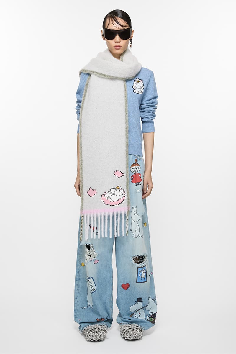 Acne Studios, Moomin, Collaboration, Cardigan, Hoodie, Beanie, Sweater, Denim Jeans