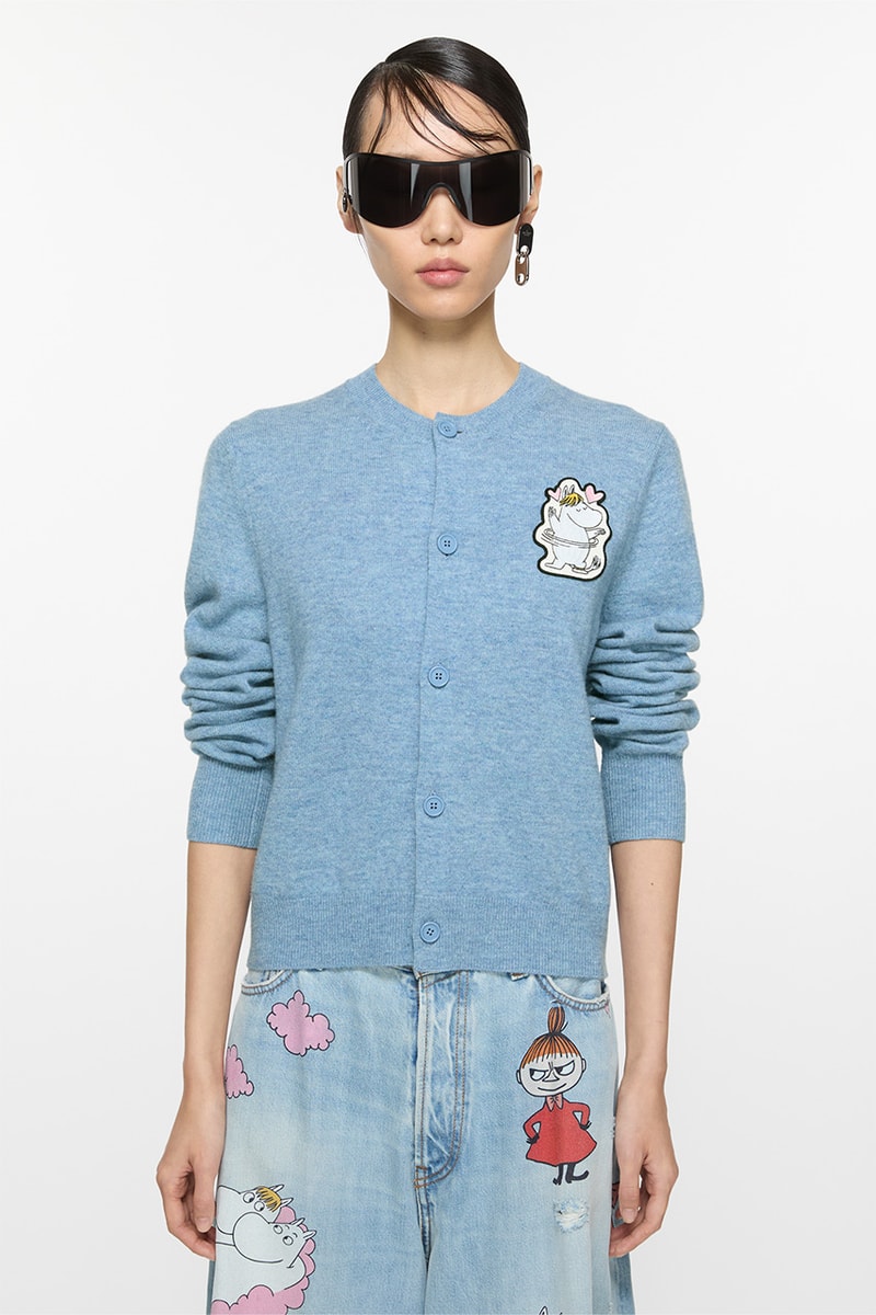 Acne Studios, Moomin, Collaboration, Cardigan, Hoodie, Beanie, Sweater, Denim Jeans