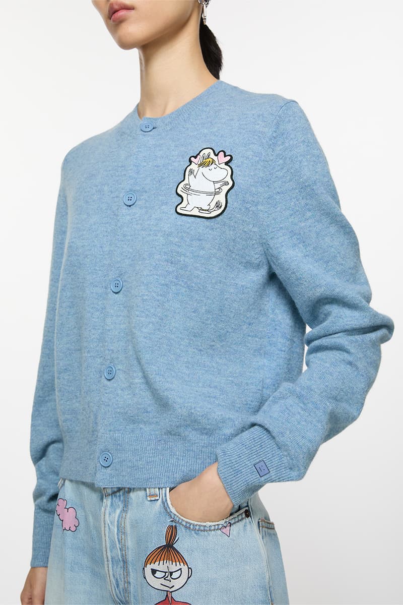 Acne Studios, Moomin, Collaboration, Cardigan, Hoodie, Beanie, Sweater, Denim Jeans