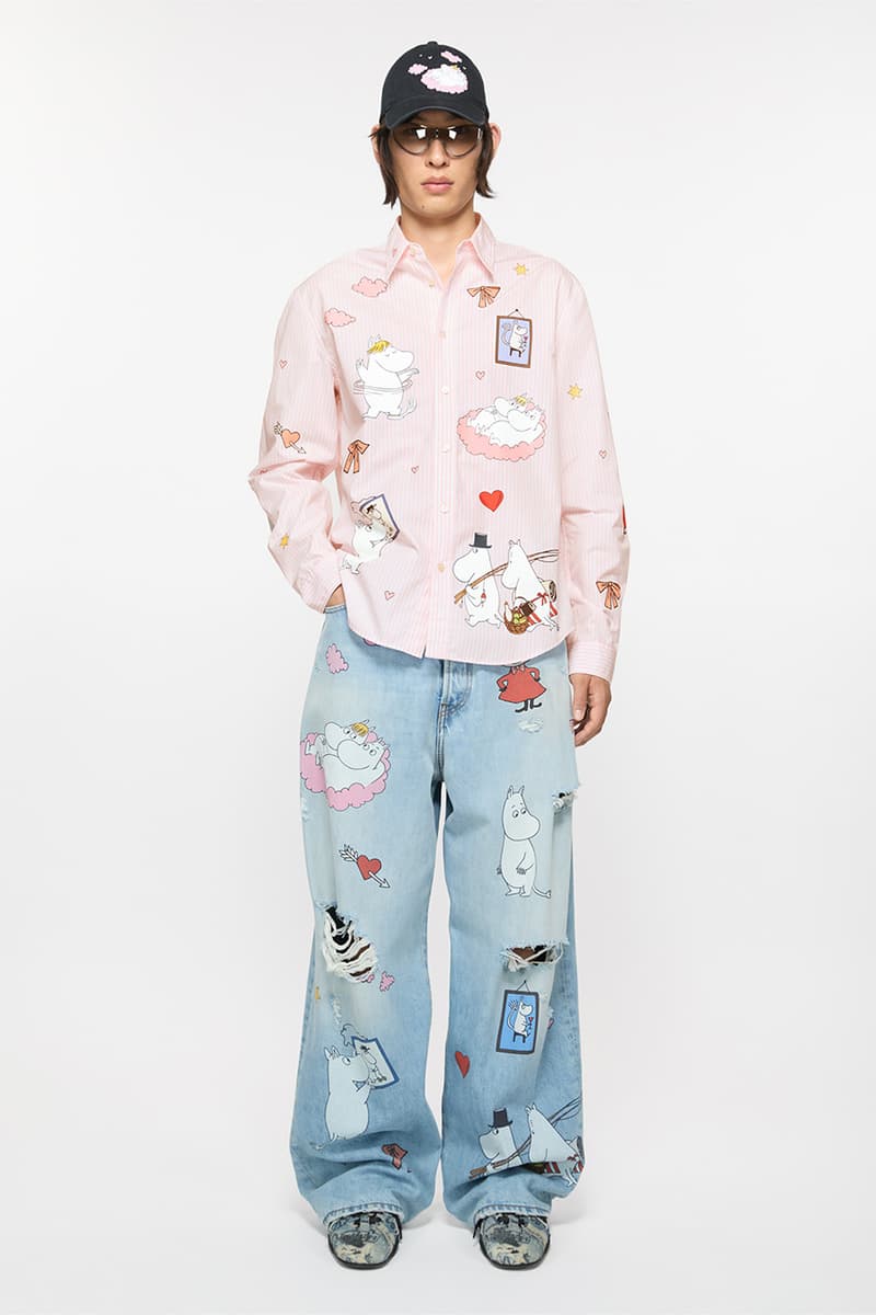 Acne Studios, Moomin, Collaboration, Cardigan, Hoodie, Beanie, Sweater, Denim Jeans