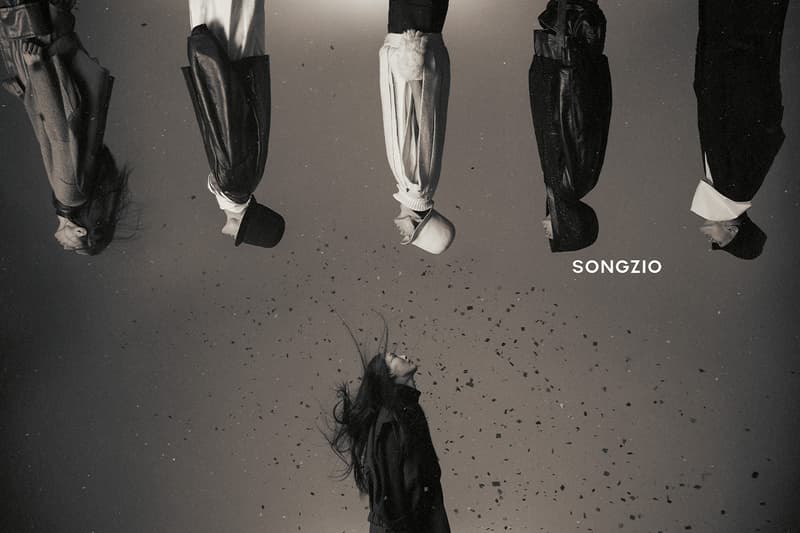 Songzio, Fall/Winter 2024, Campaigns, Mythical, Jackets, Hats, Red, White, Black