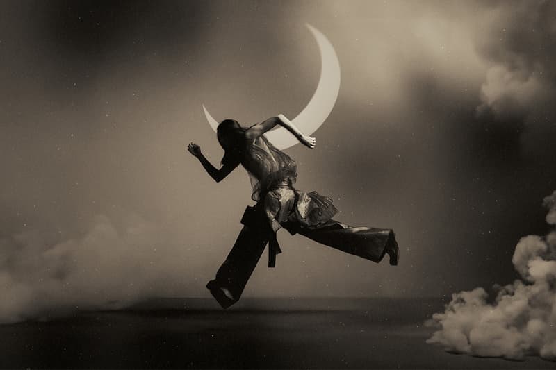 Songzio, Fall/Winter 2024, Campaigns, Mythical, Jackets, Hats, Red, White, Black