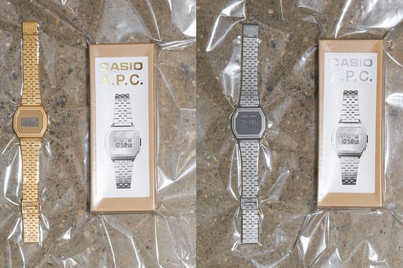 A.P.C. And Casio Want to Level up Your Watch Game