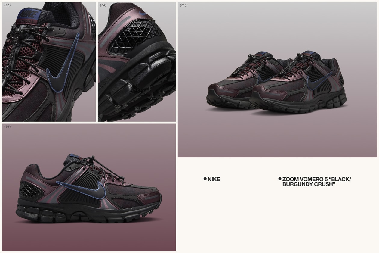 Panduan Hadiah Hypebae 2024: Sepatu Nike yang Wajib Dimiliki 3 Sepatu Nike Shox Tl Zoom Vomero P6000 Shox R4 Panduan Hadiah Musim Dingin Tendangan Tetes Hitam Putih Pegasus Perak Metalik