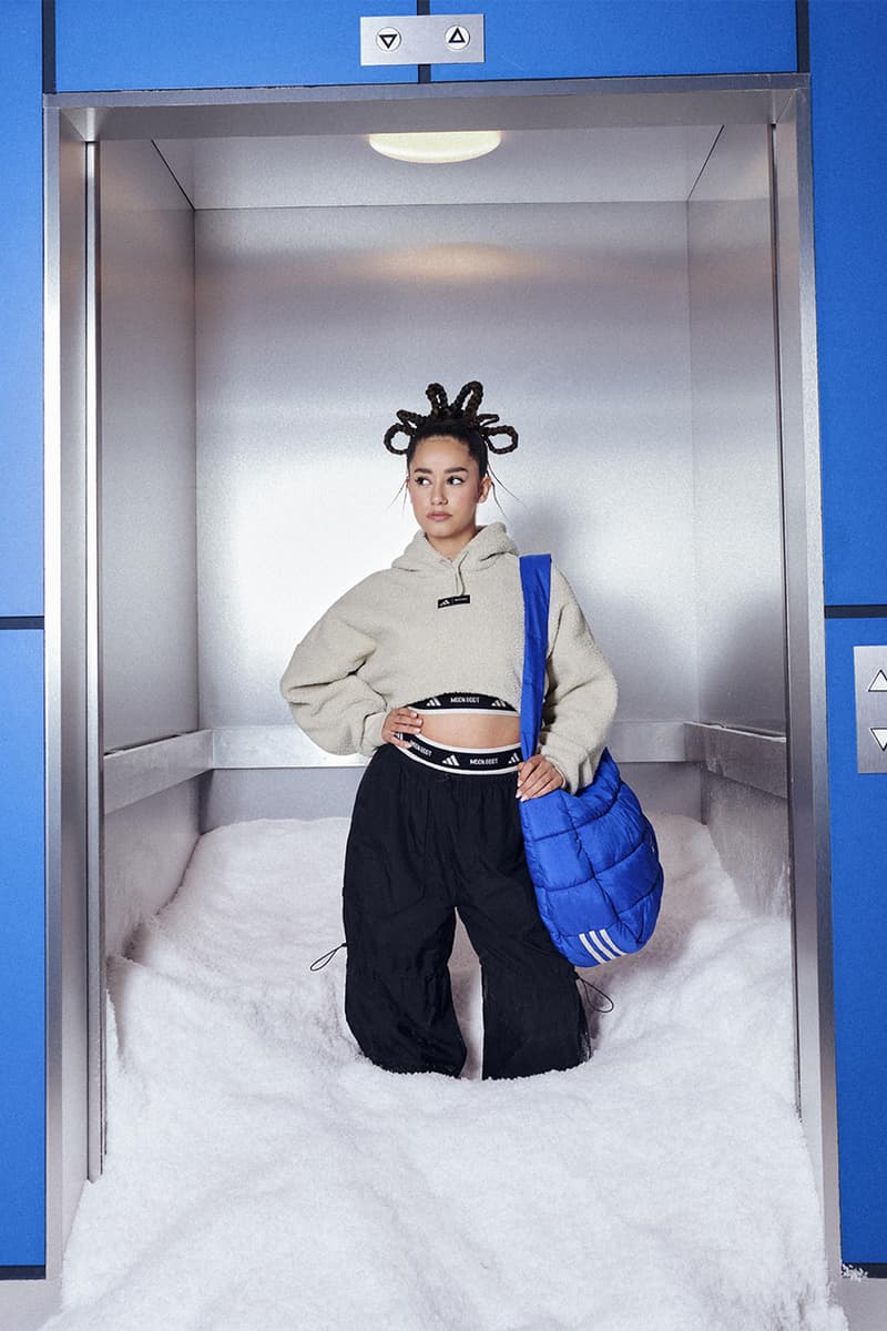 moon boot, adidas, collaborations, "Moonboost", "Collegiate" jacket, leggings, activewear, boots