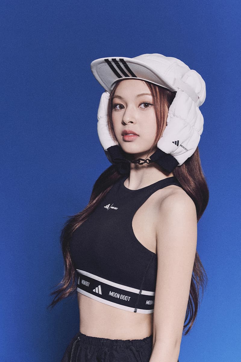 moon boot, adidas, collaborations, "Moonboost", "Collegiate" jacket, leggings, activewear, boots