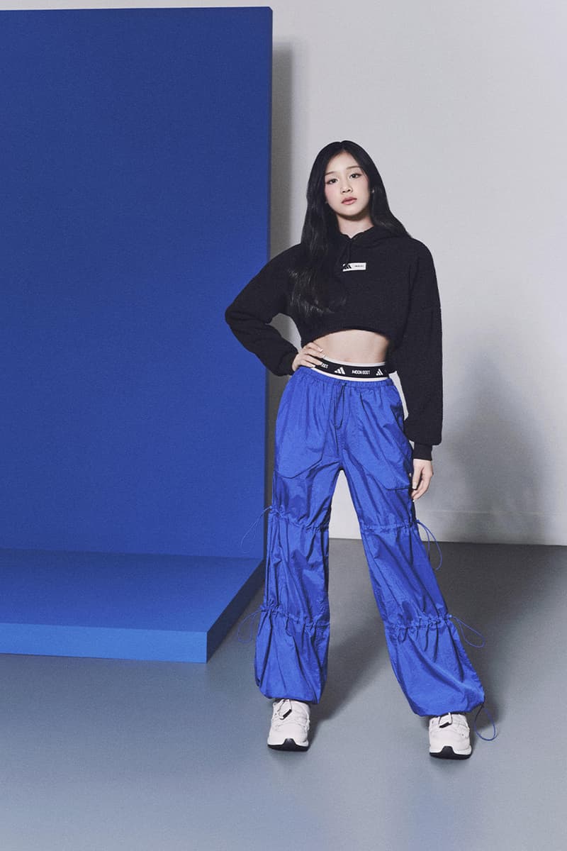 moon boot, adidas, collaborations, "Moonboost", "Collegiate" jacket, leggings, activewear, boots