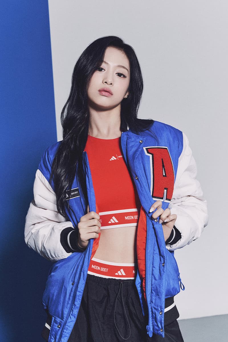 moon boot, adidas, collaborations, "Moonboost", "Collegiate" jacket, leggings, activewear, boots