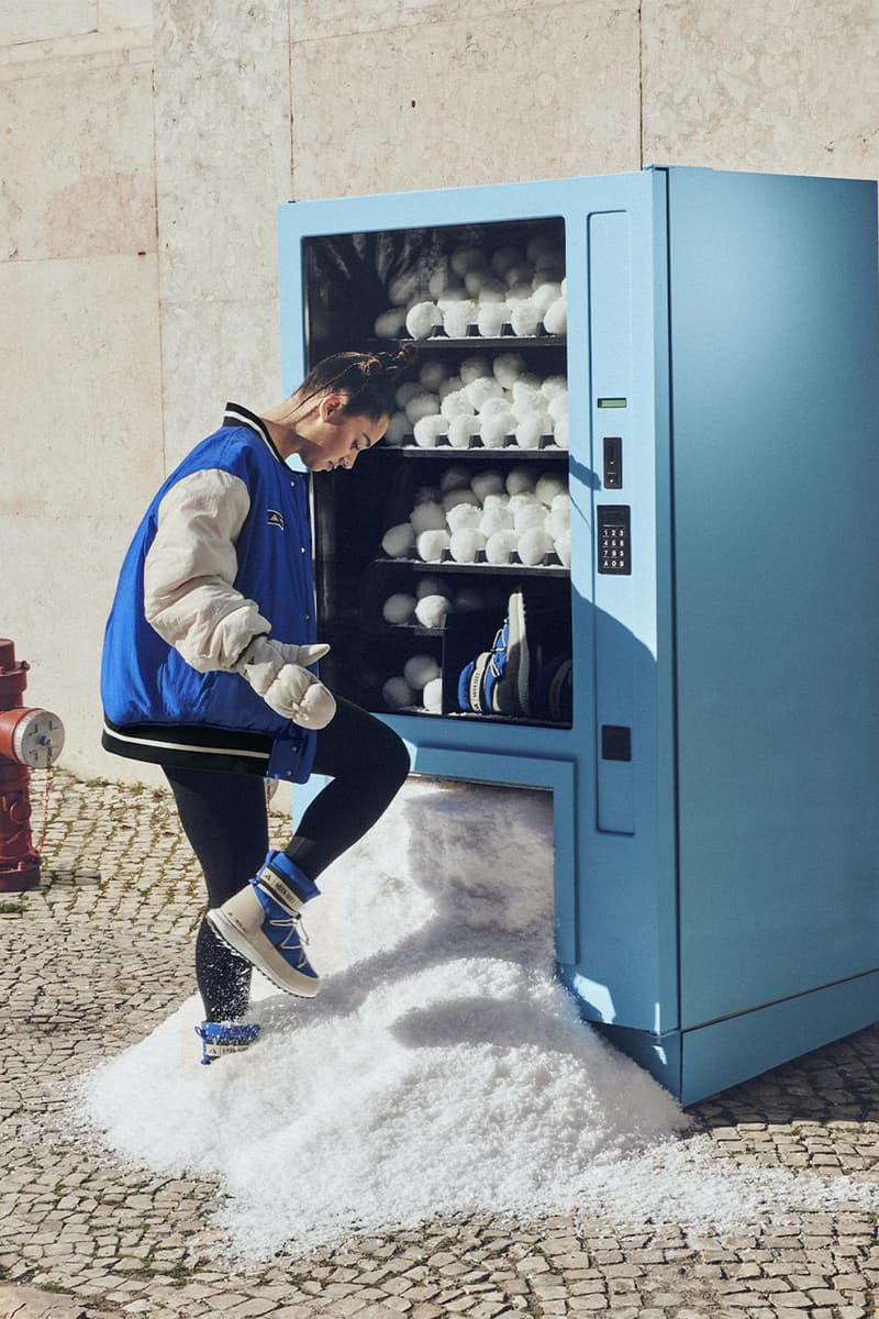 moon boot, adidas, collaborations, "Moonboost", "Collegiate" jacket, leggings, activewear, boots