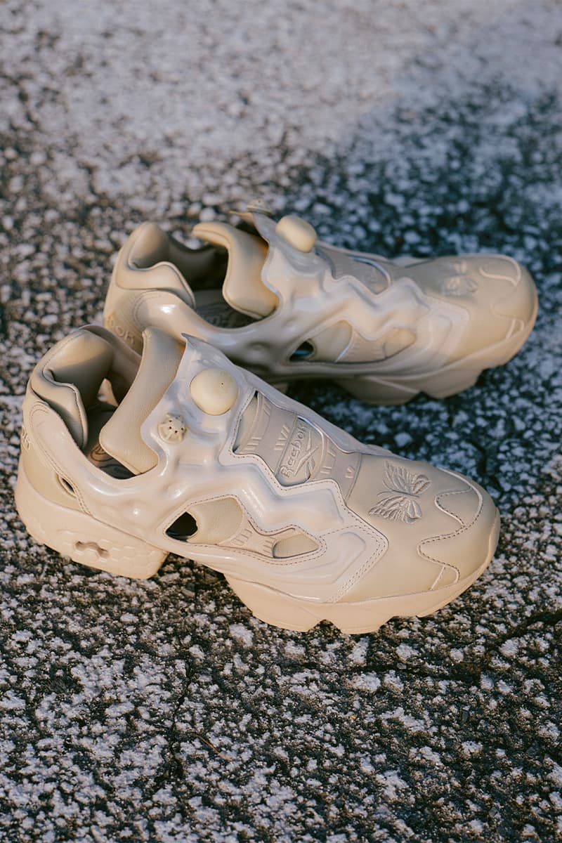 Reebok, Needles, Collaboration, "Instapump Fury 94" Sneakers, Black, "Canvas"