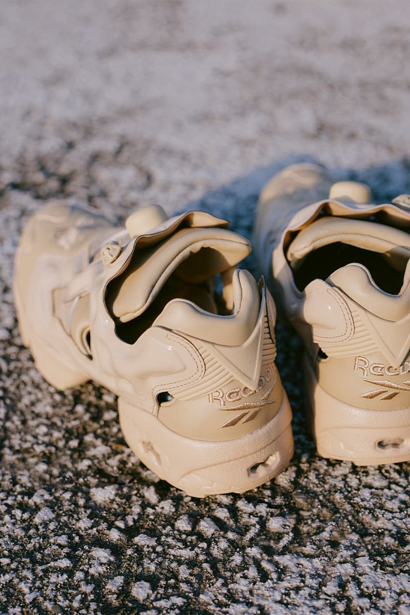 Reebok, Needles, Collaboration, "Instapump Fury 94" Sneakers, Black, "Canvas"