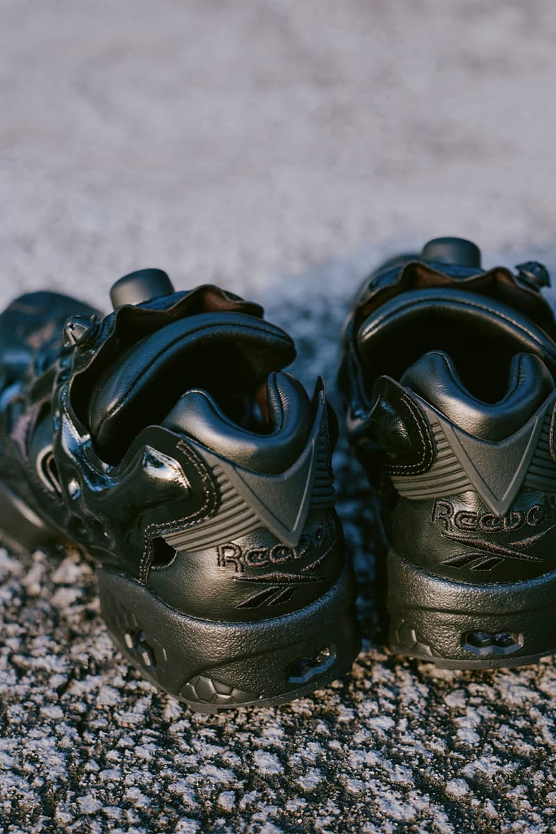 Reebok, Needles, Collaboration, "Instapump Fury 94" Sneakers, Black, "Canvas"