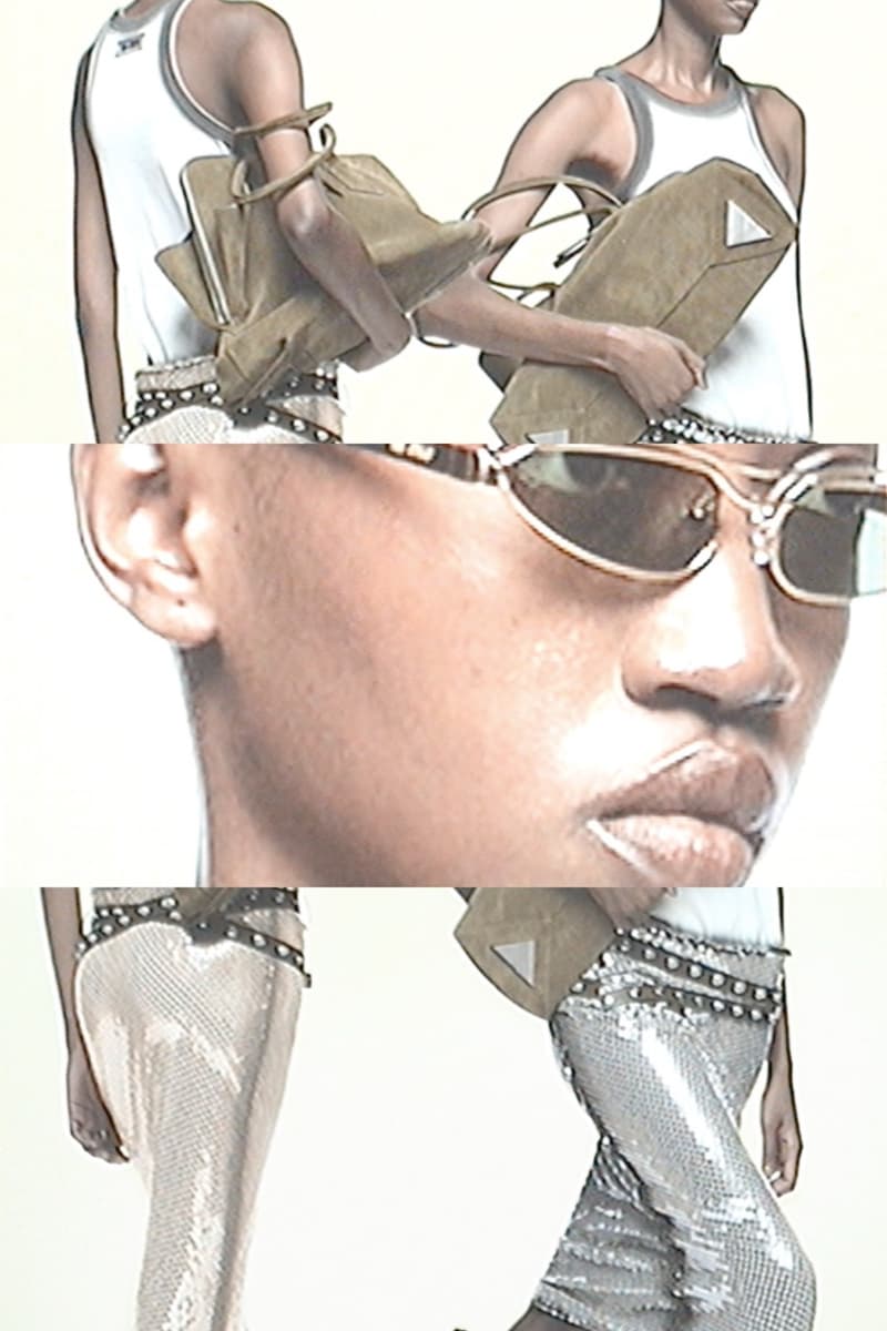 the attico brand leather jackets studded belts women bra