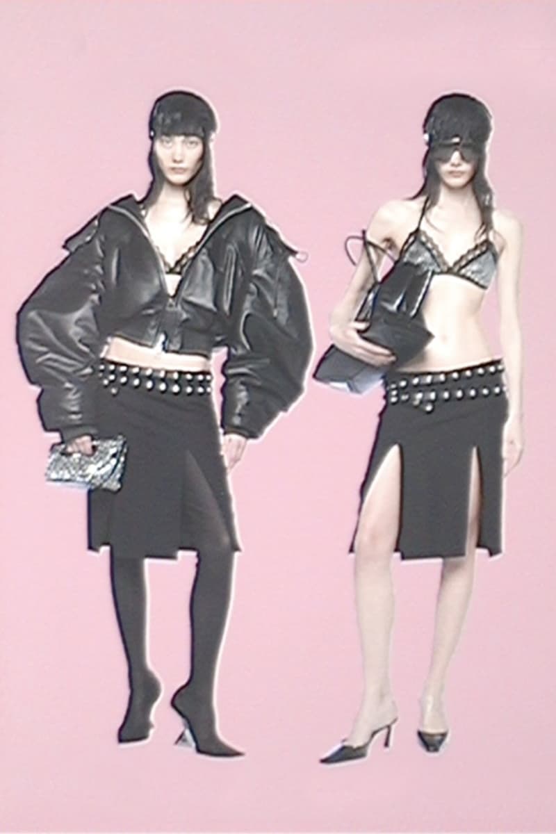 the attico brand leather jackets studded belts women bra