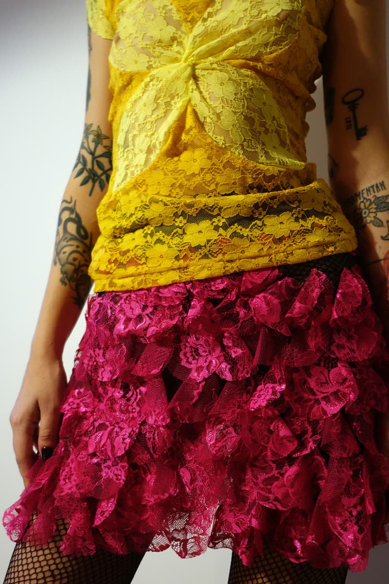 Alexandra Șipa, Spring Summer 2025, Collection, Lace, Blue, White, Yellow