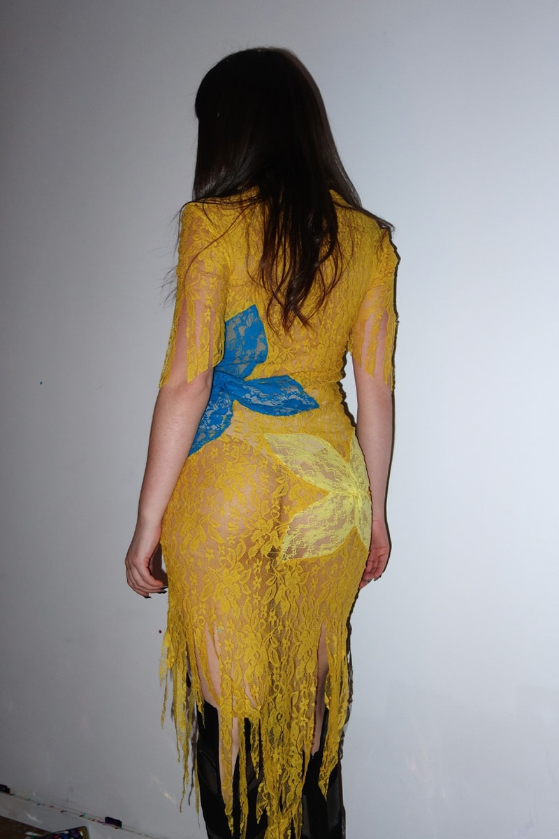 Alexandra Șipa, Spring Summer 2025, Collection, Lace, Blue, White, Yellow